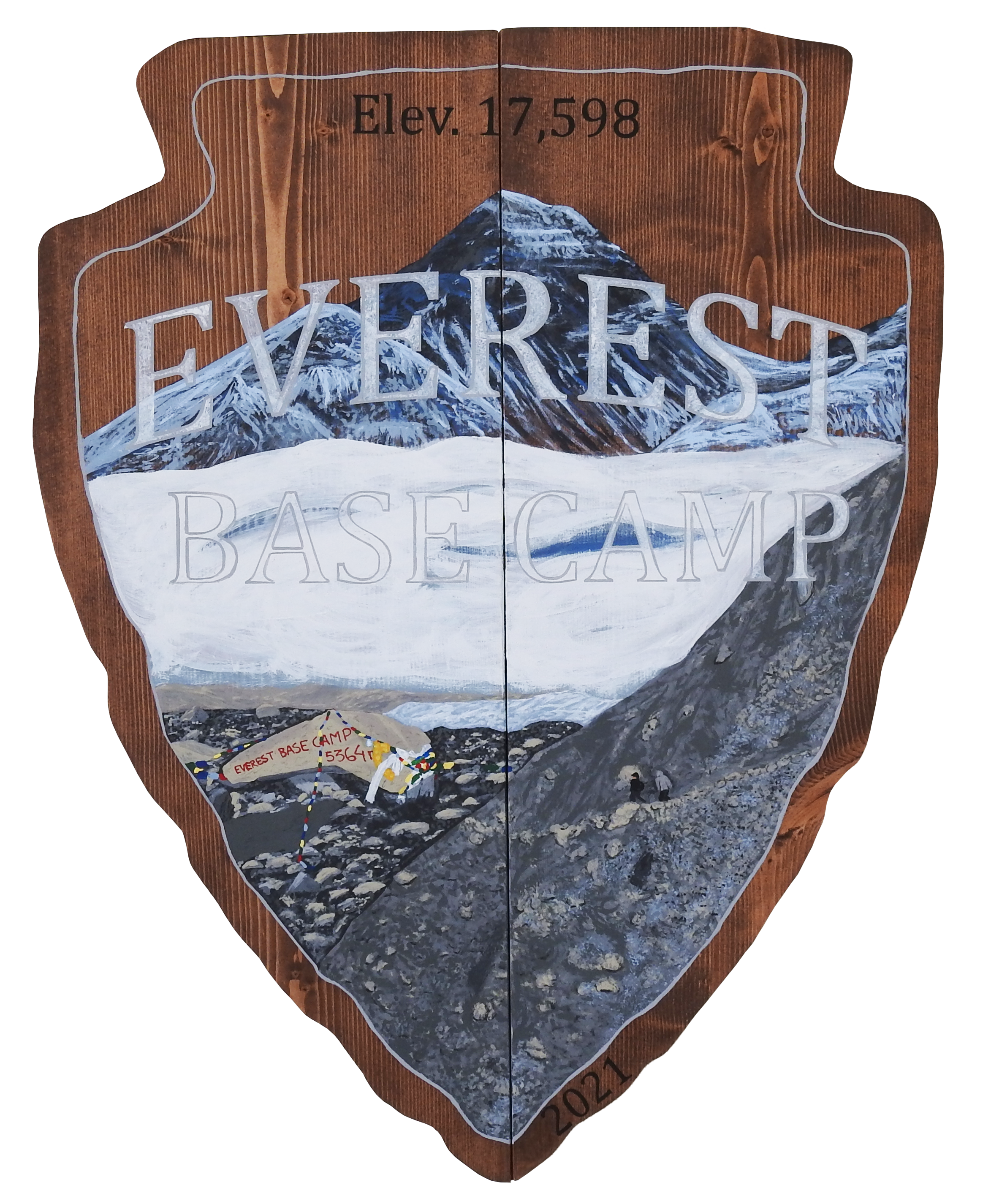 Everest Base Camp Painting
