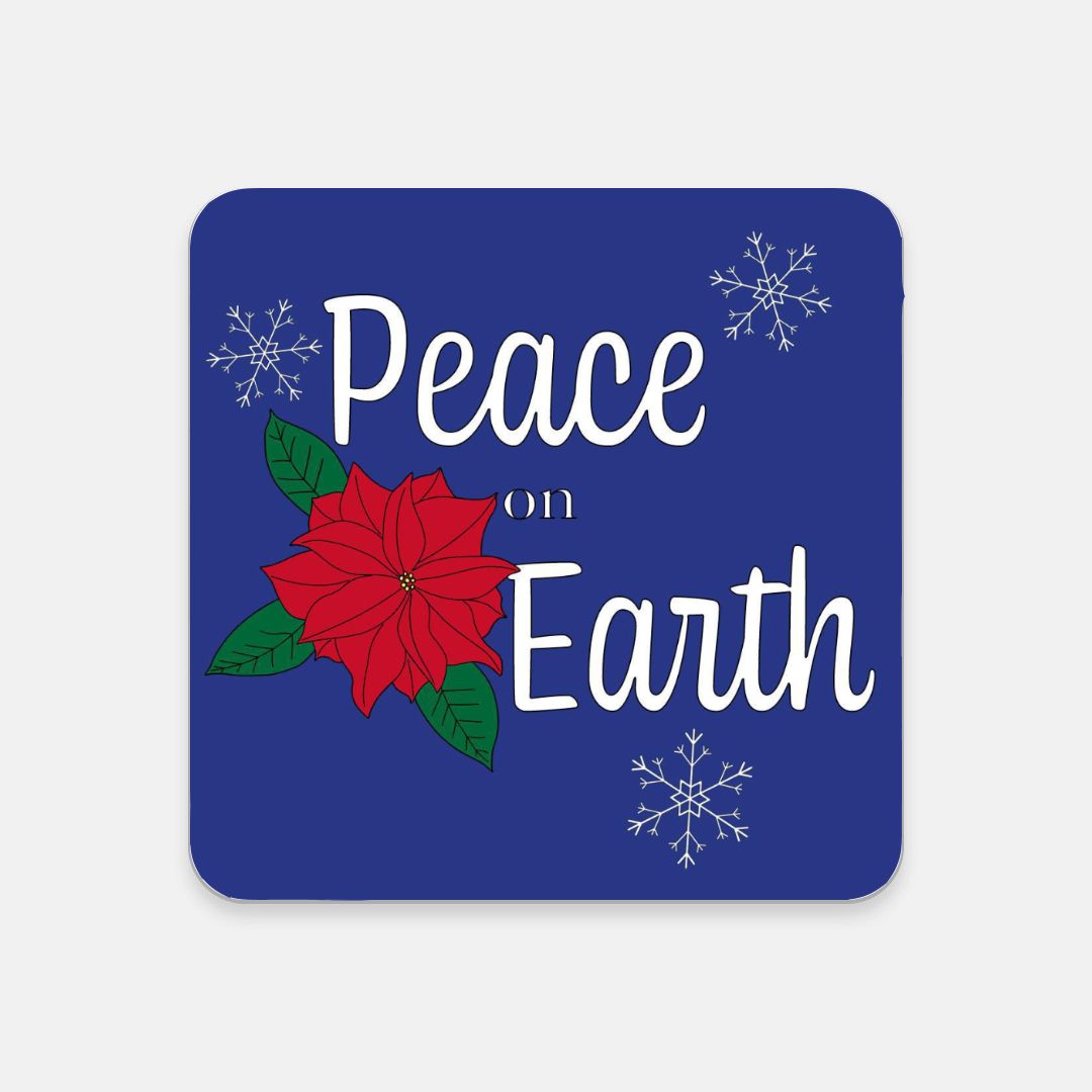 Peace on Earth Coaster