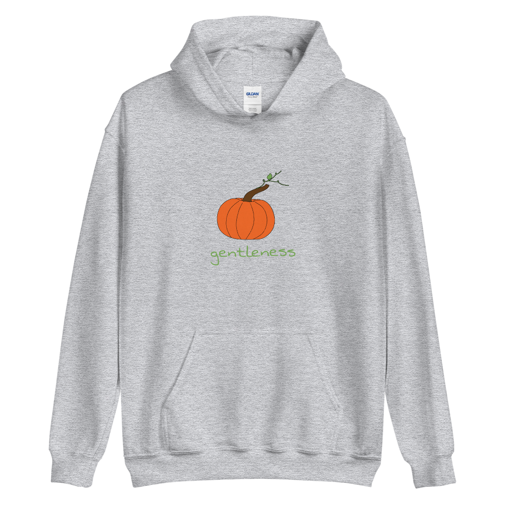 Pumpkin Gentleness Hoodie in Sport Grey