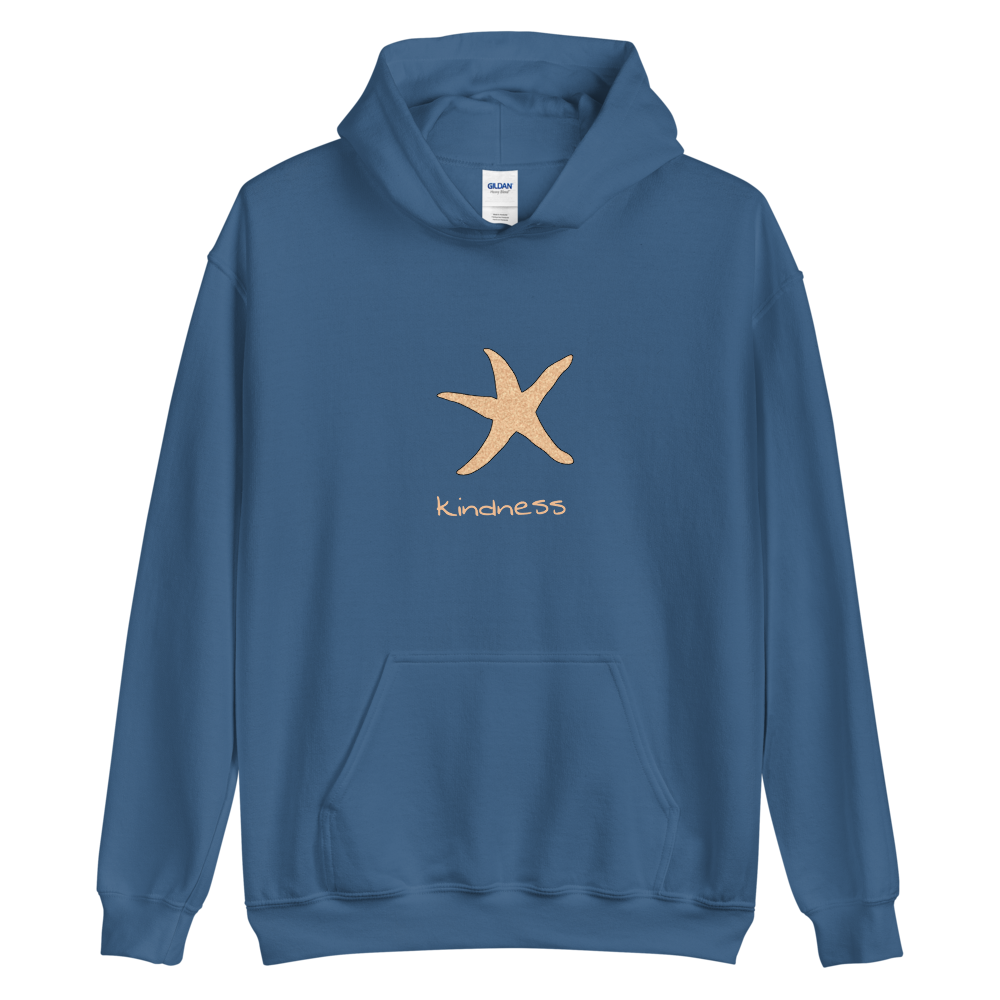 Starfish Kindness T-Shirt in Indigo Blue