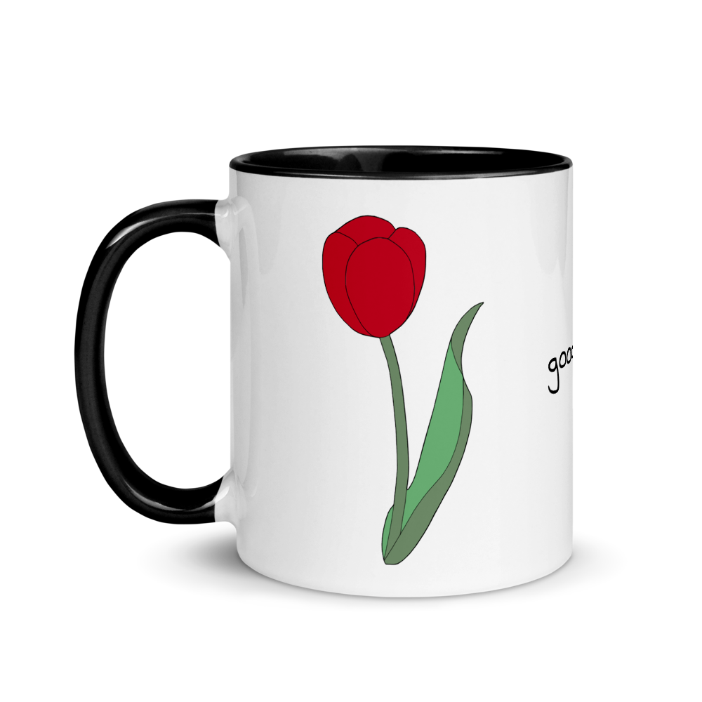 Tulip Goodness Mug with Black Inside