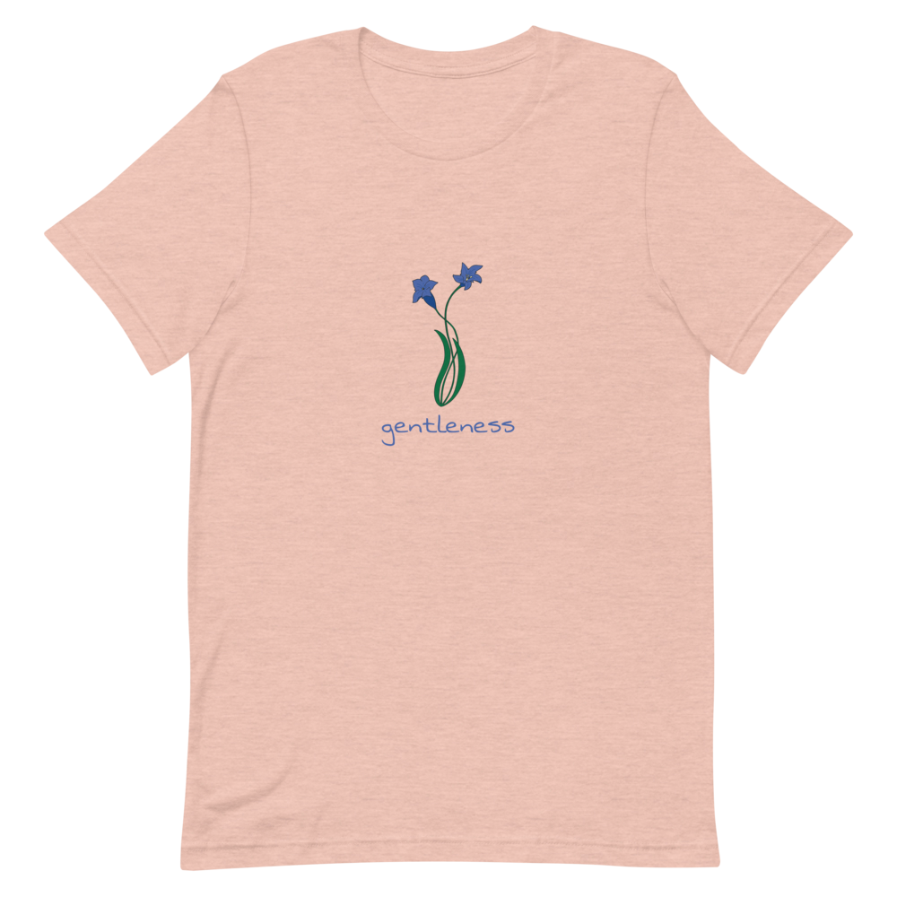 Gentian Gentleness T-Shirt in Heather Prism Peach