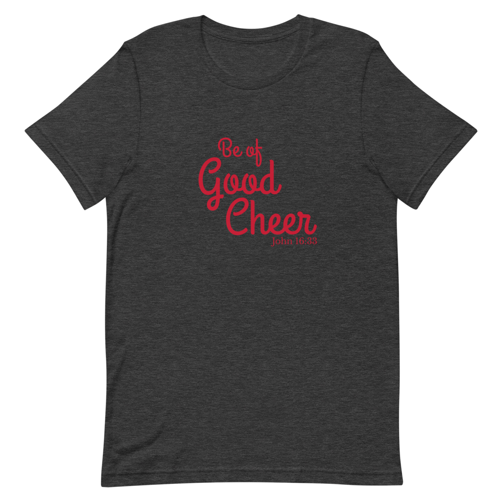 Be of Good Cheer T-Shirt in Dark Grey Heather