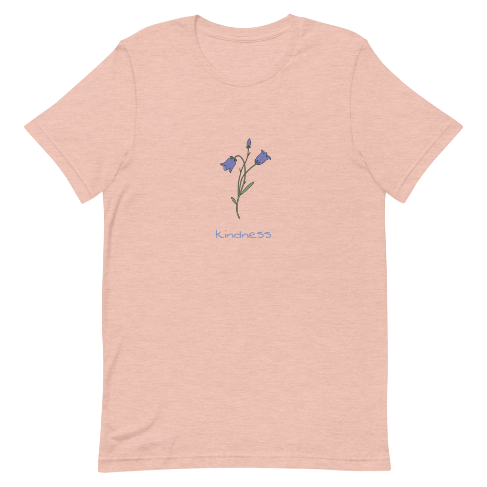 Bluebell Kindness T-Shirt in Heather Prism Peach