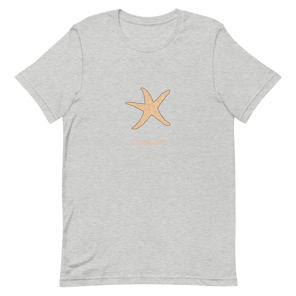 Starfish Kindness T-Shirt in Athletic Heather