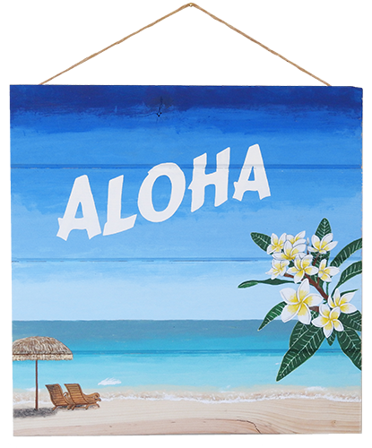 Aloha Tropical Original Artwork
