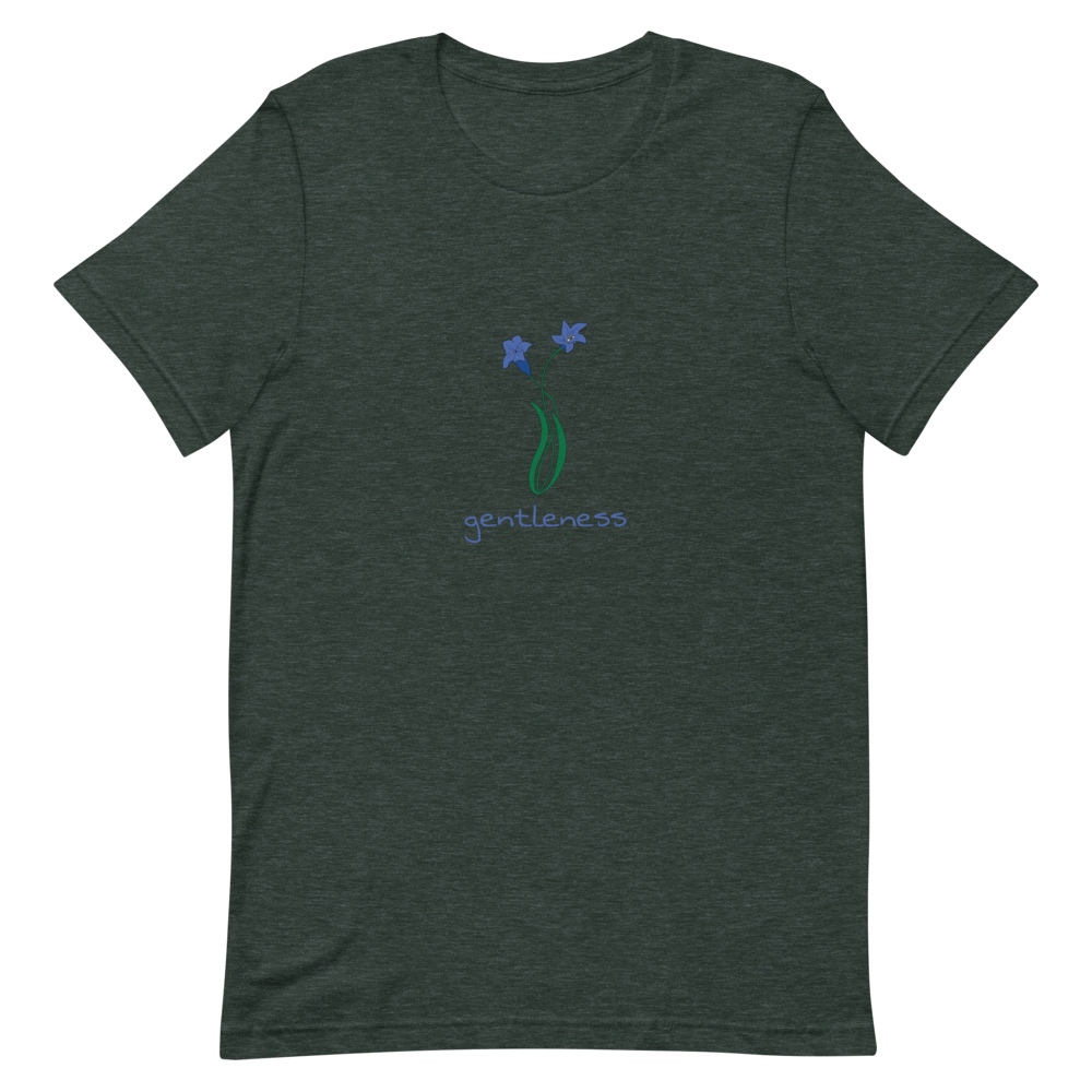 Gentian Gentleness T-Shirt in Heather Forest