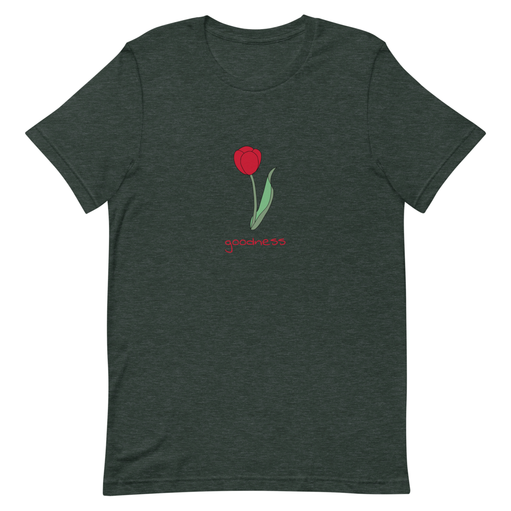 Tulip Goodness T-Shirt in Heather Forest