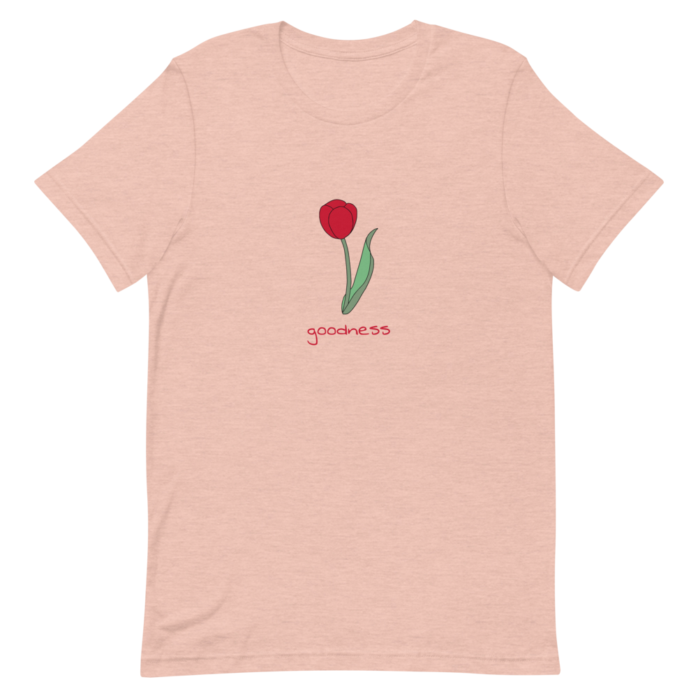 Tulip Goodness T-Shirt in Heather Prism Peach
